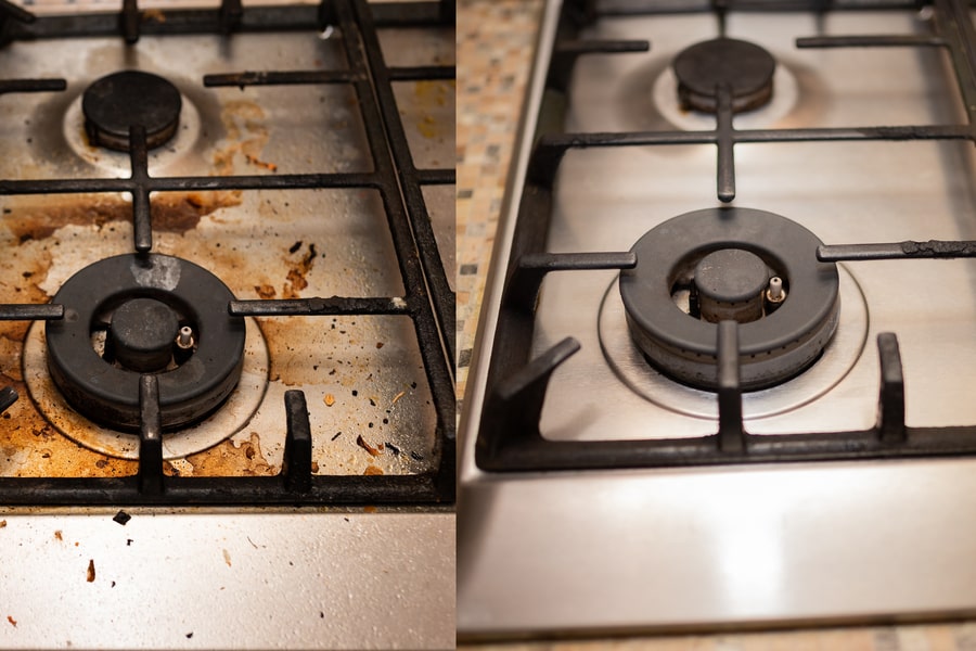 kitchen cleaning